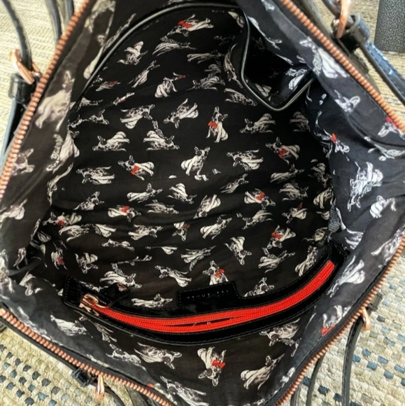 Ted Baker Black Leather crossbody bag Tote Gold Hardware - Picture 8 of 10